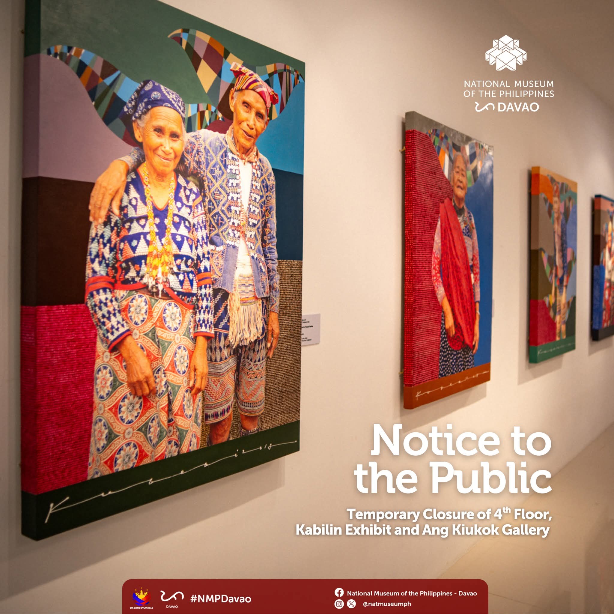 Two galleries of the National Museum of the Philippines-Davao closed Feb 9