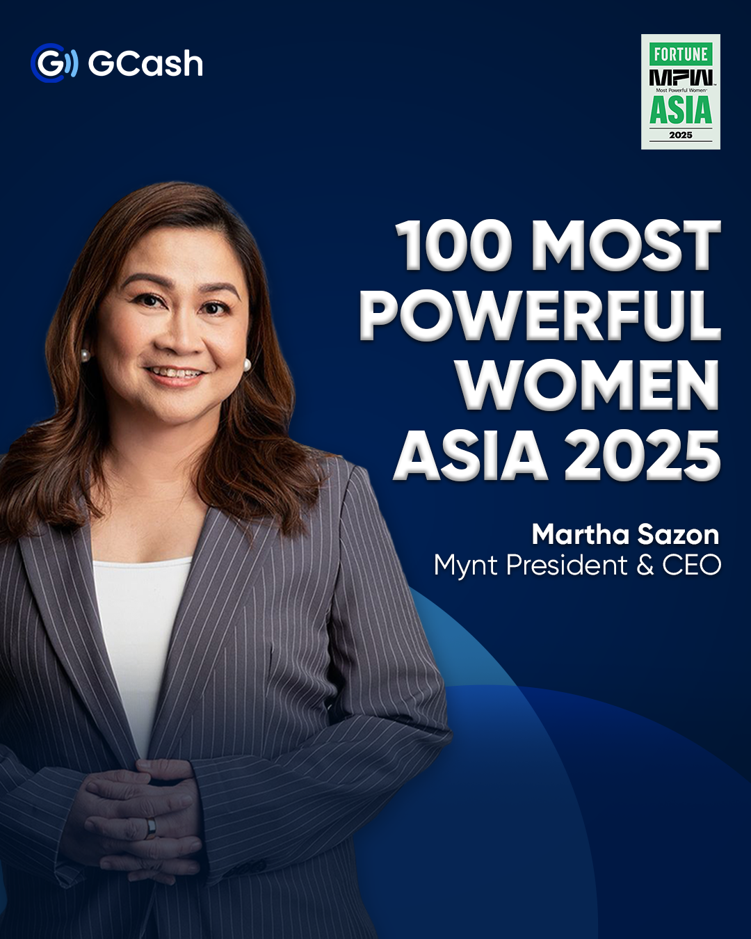 Mynt CEO Martha Sazon named among Fortune’s 100 Most Powerful Women in Asia 2025